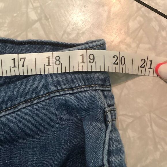 levi strauss mid rise slim w38 l30 medium wash straight leg plus size - Picture 6 of 10